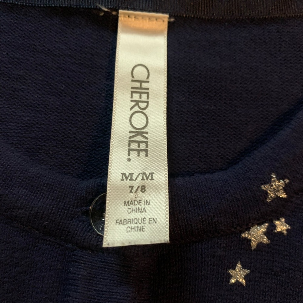 Cherokee girls cardigan sweater. Size M 7/8. - Picture 3 of 4